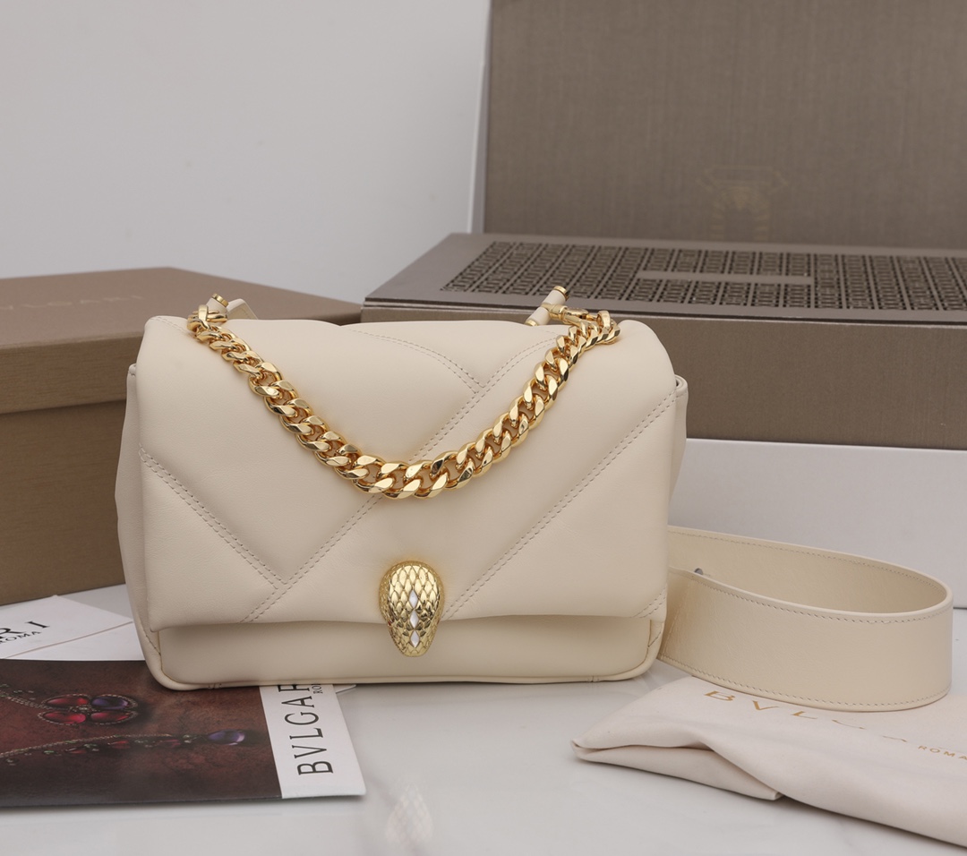 Bvlgari Serpenti Cabochon Bag-22.5 X 15 X 10 CM