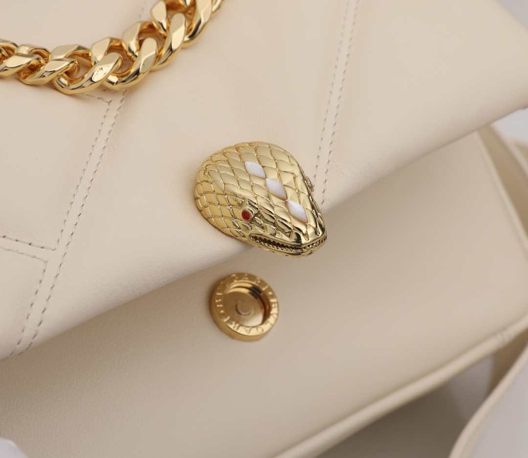 Bvlgari Serpenti Cabochon Bag-22.5 X 15 X 10 CM
