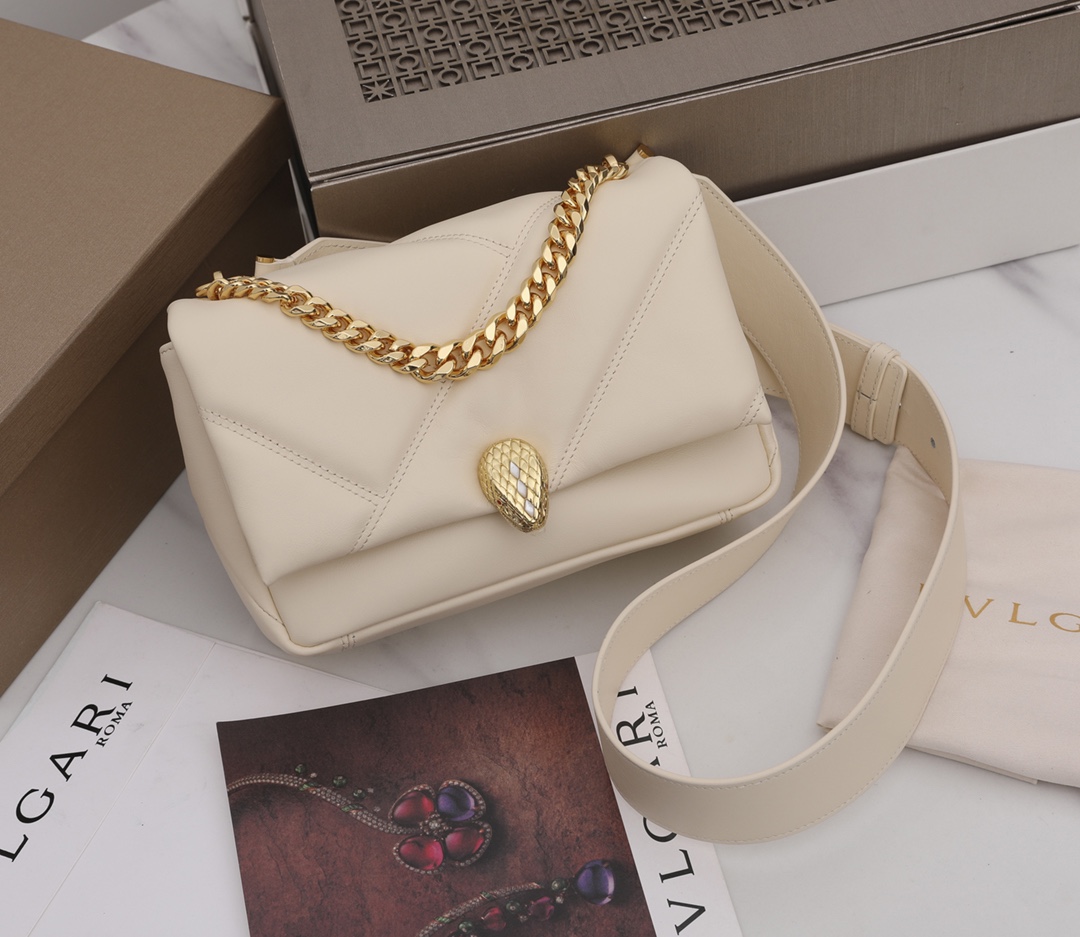 Bvlgari Serpenti Cabochon Bag-22.5 X 15 X 10 CM