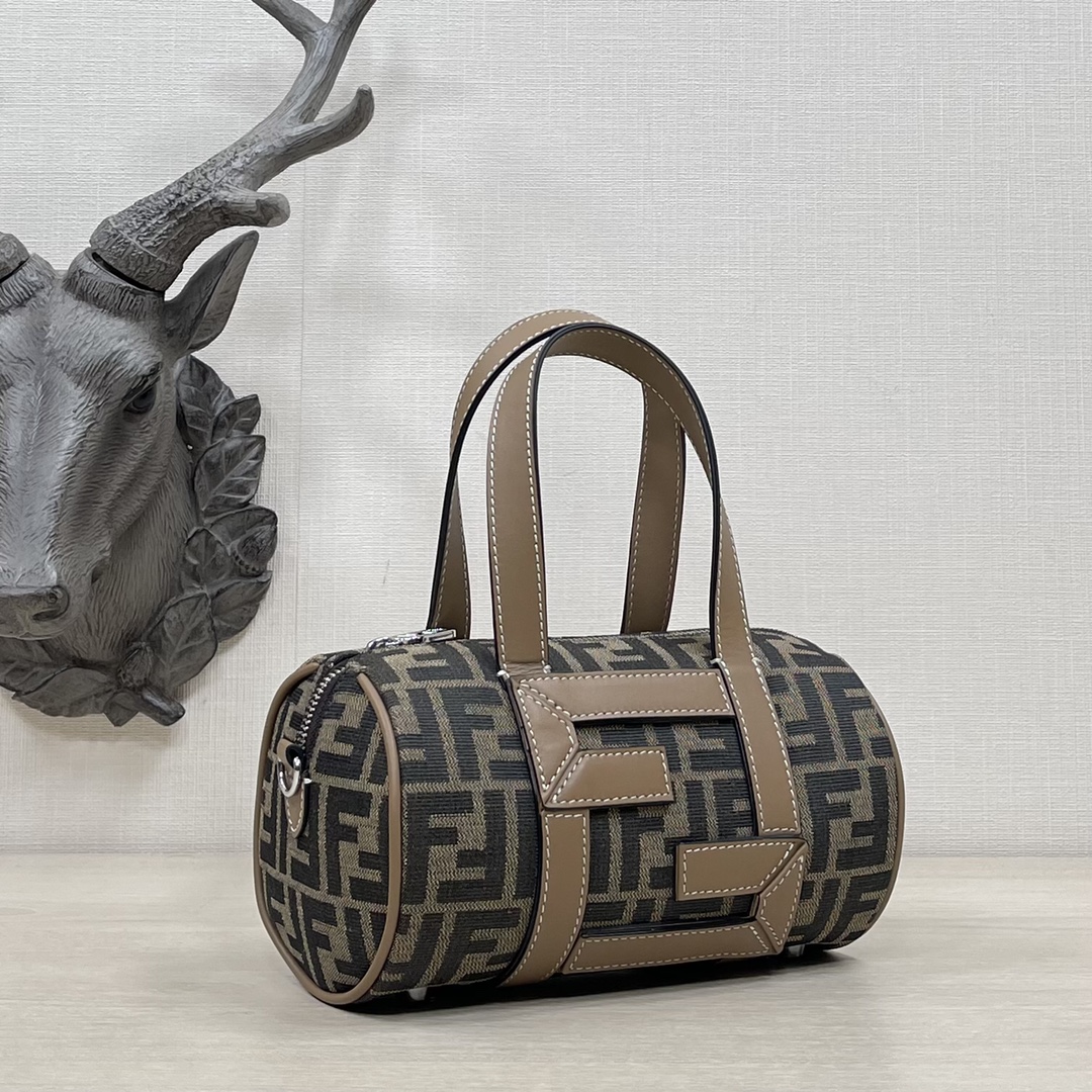 Fendi Bowling Bags -21.5x13x13CM
