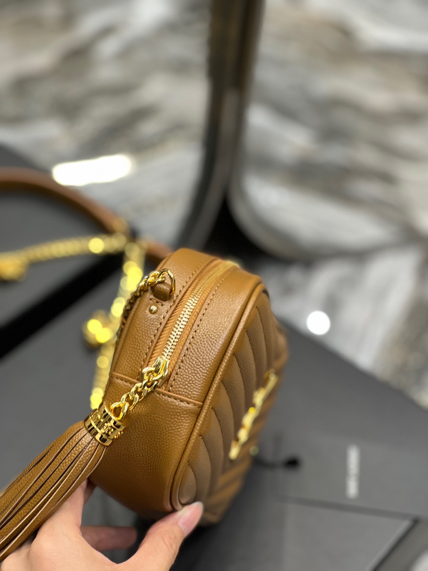 YSL Mini Lou Camera Bag-‎19*11*5CM