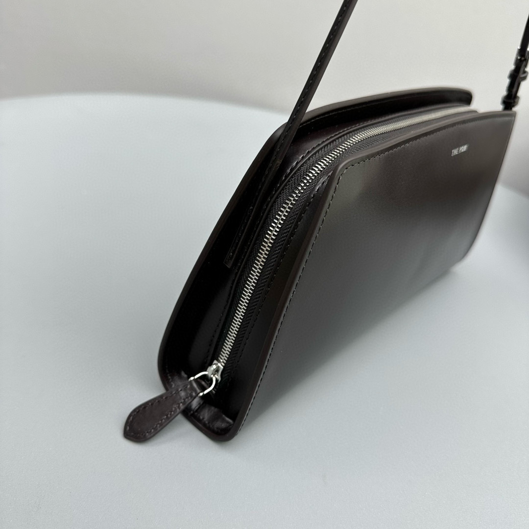 The Row Calfskin Dalia Baguette Bag-27*24*5CM