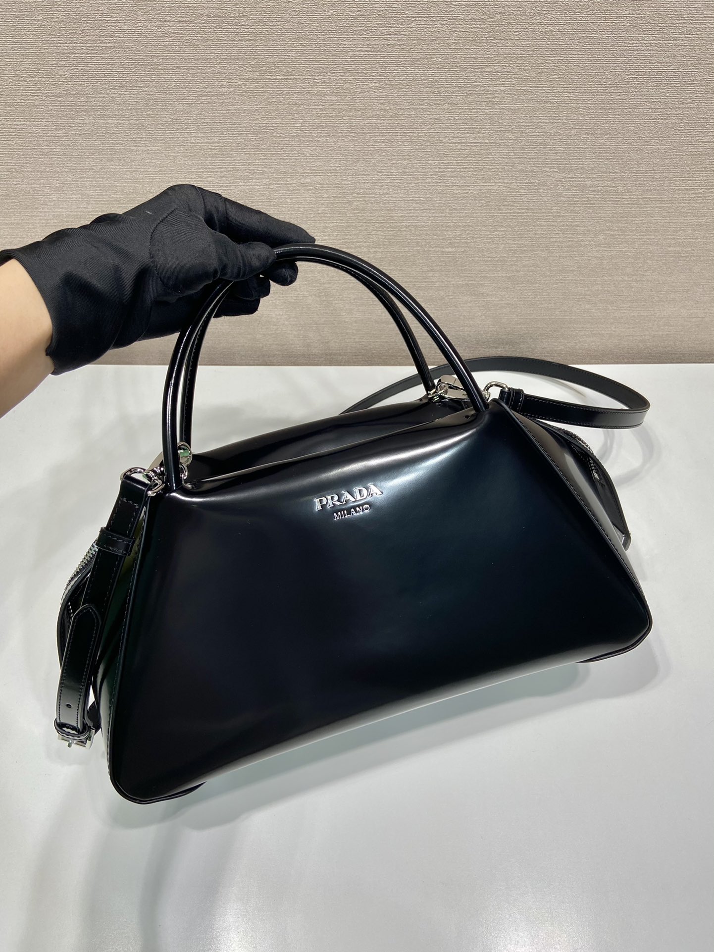 Prada 1BA365 Bowling Bag-31*16*13.5CM