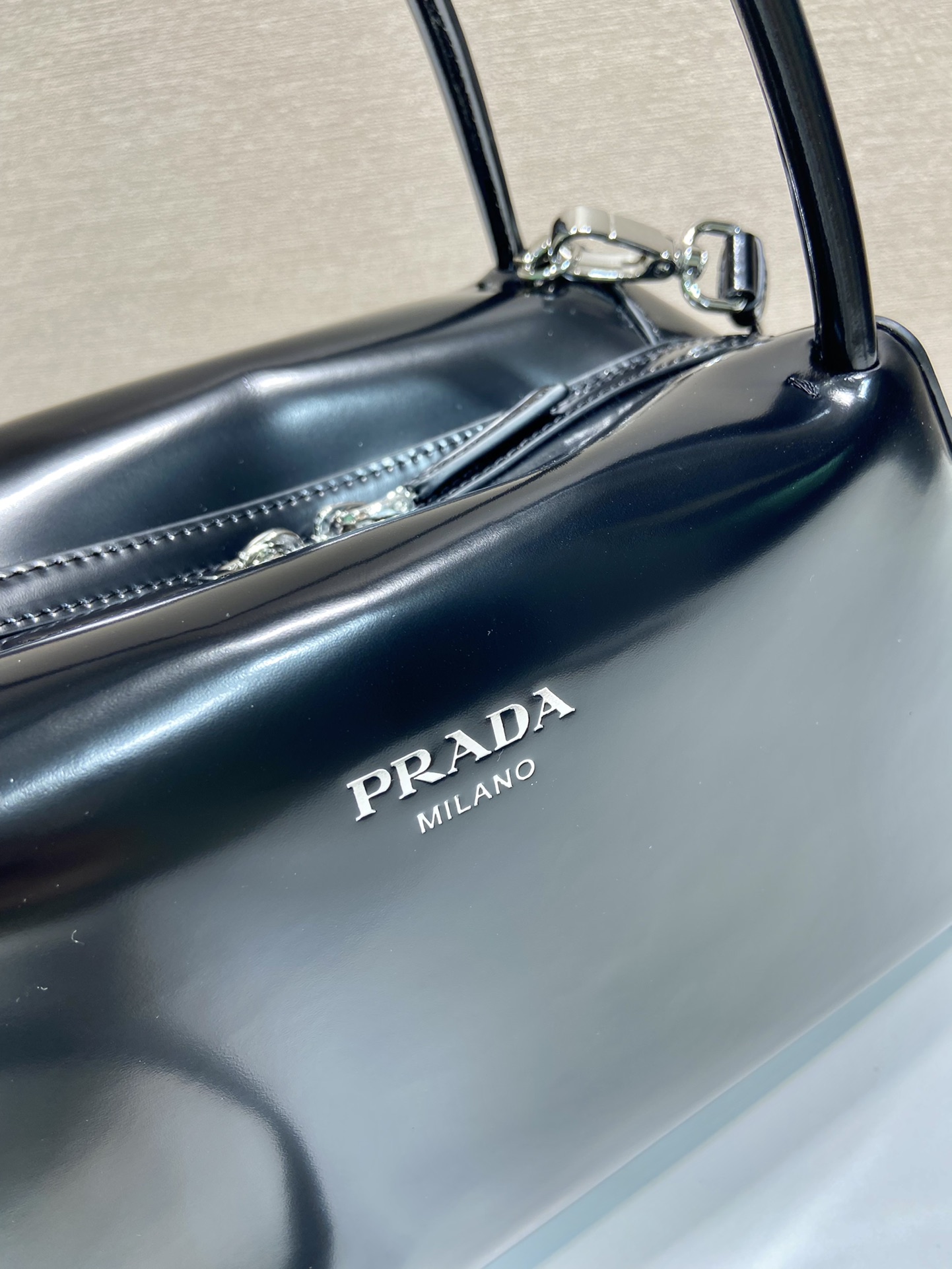 Prada 1BA365 Bowling Bag-31*16*13.5CM