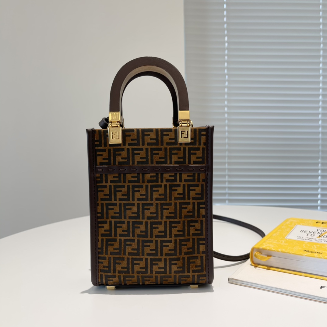 Fendi Sunshine Mini Tote -13×6.5x18CM