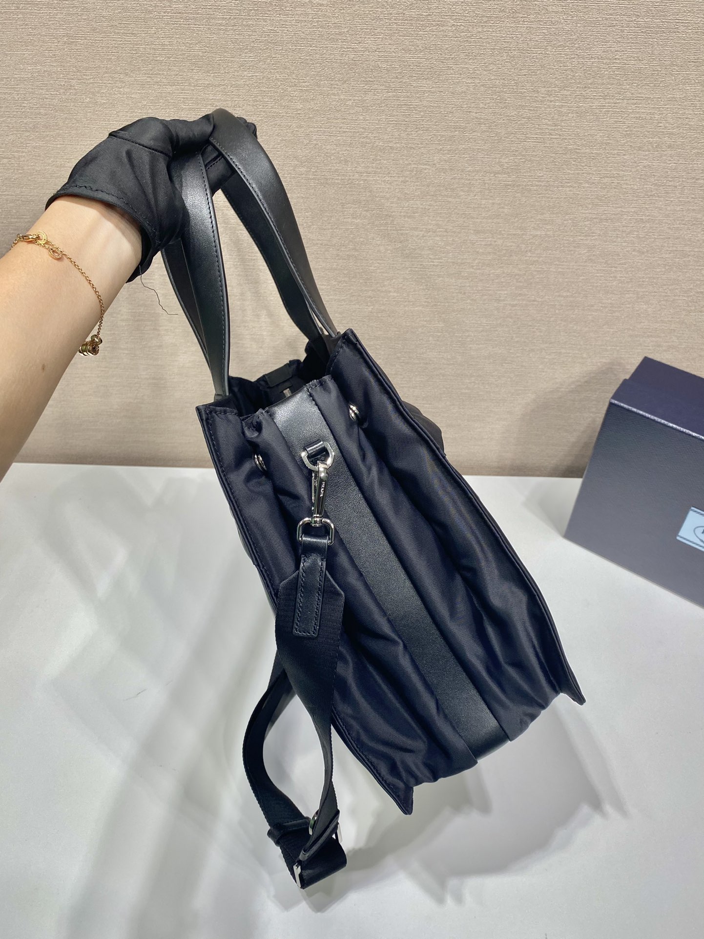 Prada 2VG318A Re-Nylon Tote Bag-33*30*13CM Prada 2VG318A Re-Nylon Tote Bag-33*30*13CM
