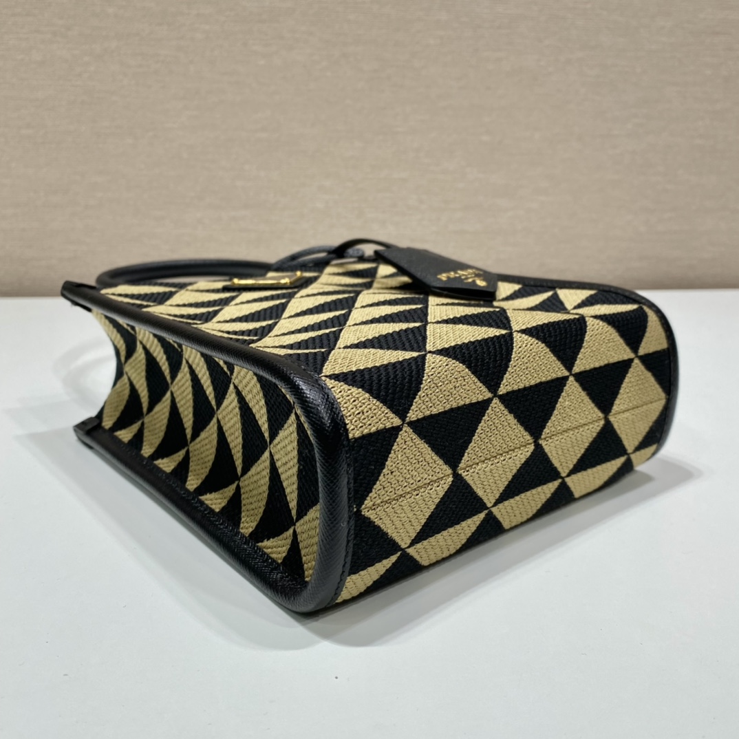 Prada Small Tote In Saffiano Leather 1BA355-17*19*6CM