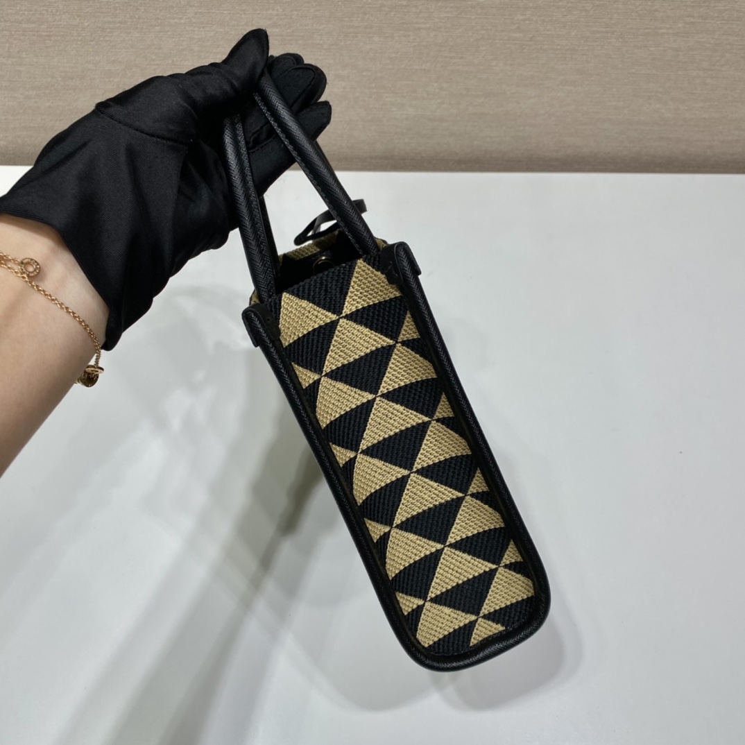 Prada Small Tote In Saffiano Leather 1BA355-17*19*6CM