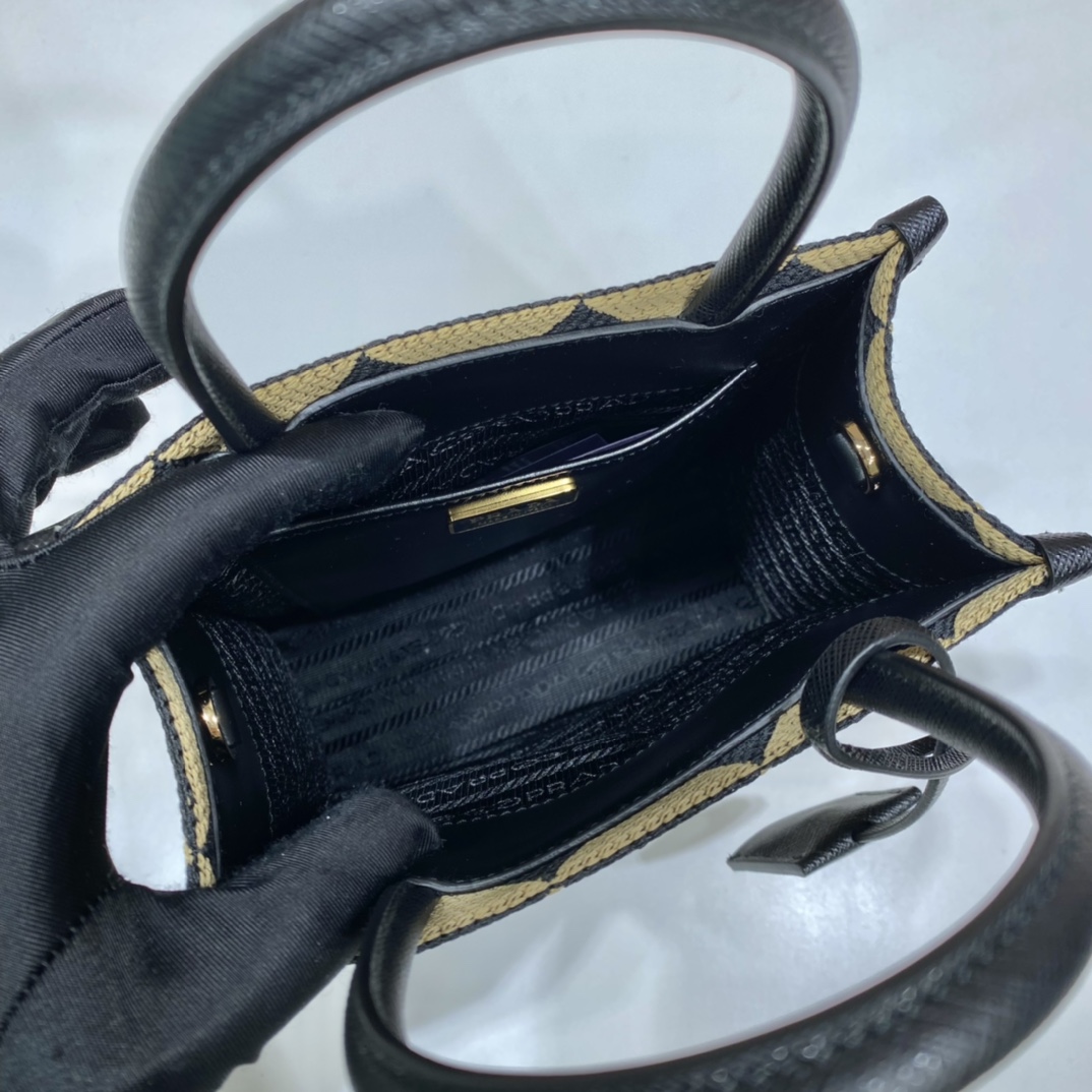 Prada Small Tote In Saffiano Leather 1BA355-17*19*6CM