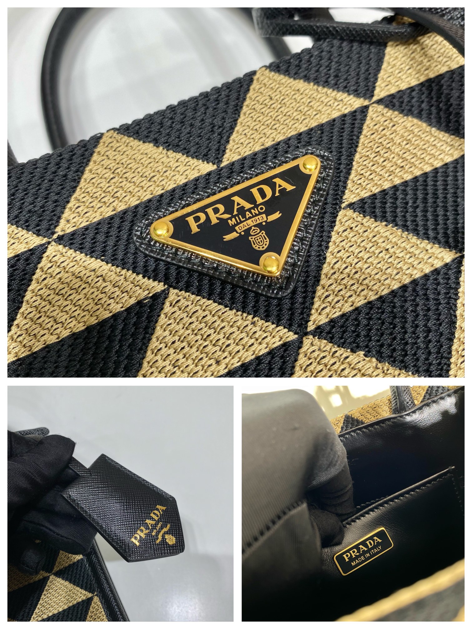 Prada Small Tote In Saffiano Leather 1BA355-17*19*6CM
