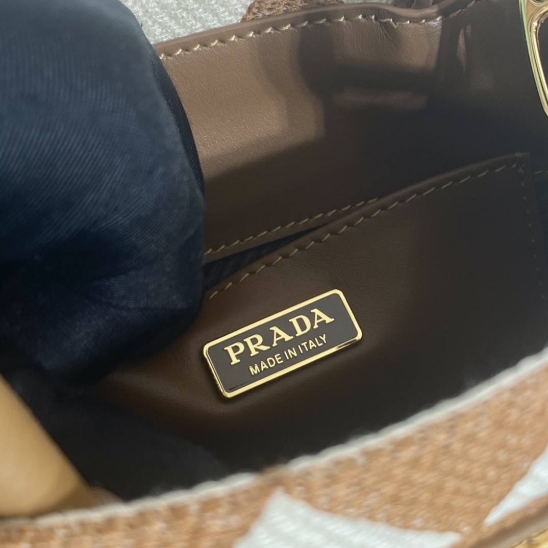 Prada Small Tote In Saffiano Leather 1BA355-17*19*6CM