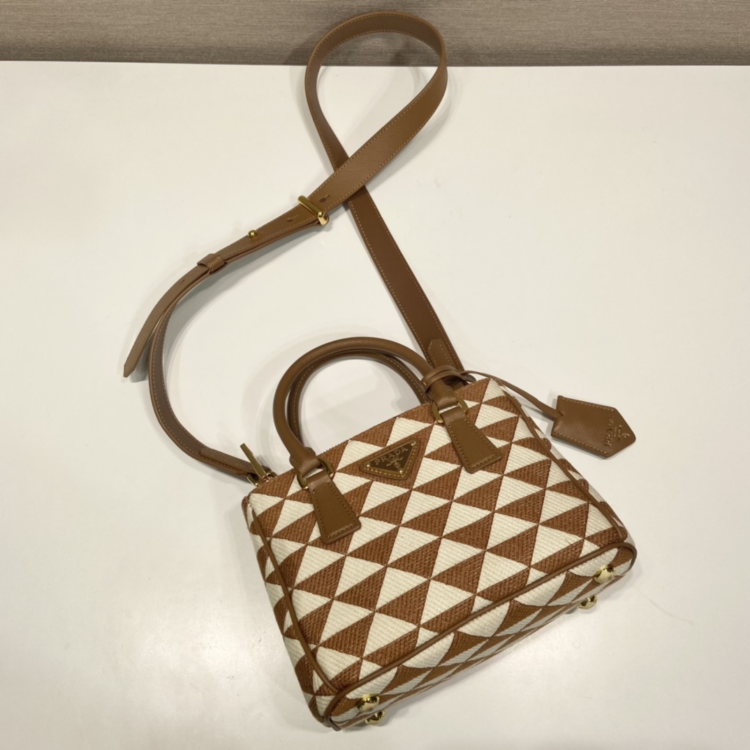 Prada Borsa Galleria Mini In Saffiano 1BA906-20*15*9.5CM Prada Borsa Galleria Mini In Saffiano 1BA906-20*15*9.5CM