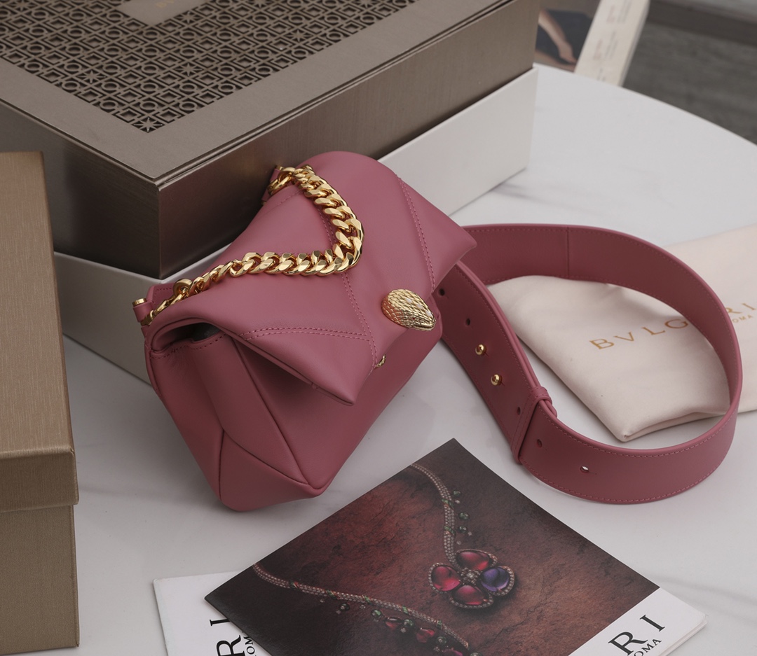 Bvlgari Serpenti Cabochon Bag-18*12*8CM