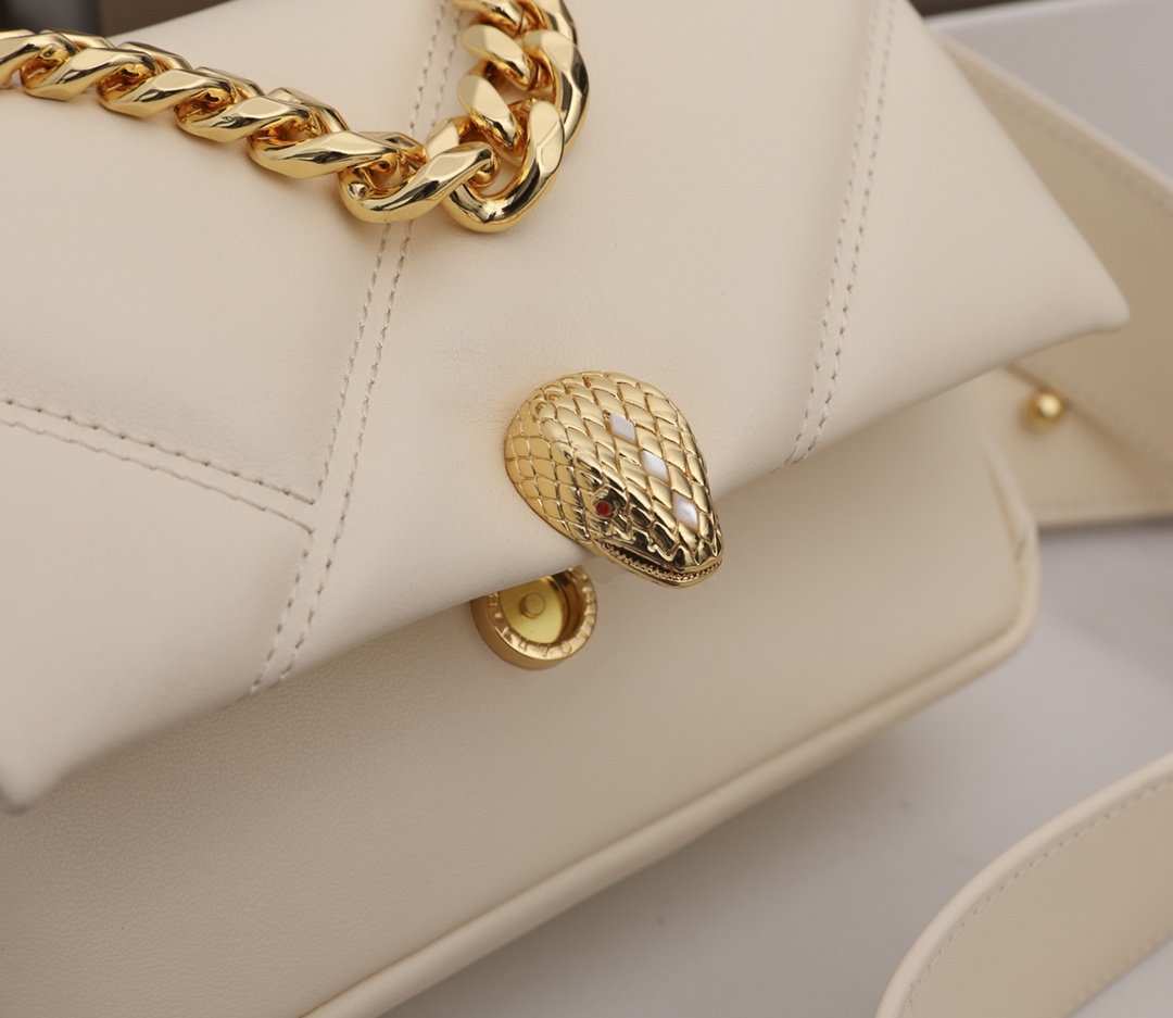 Bvlgari Serpenti Cabochon Bag-18*12*8CM