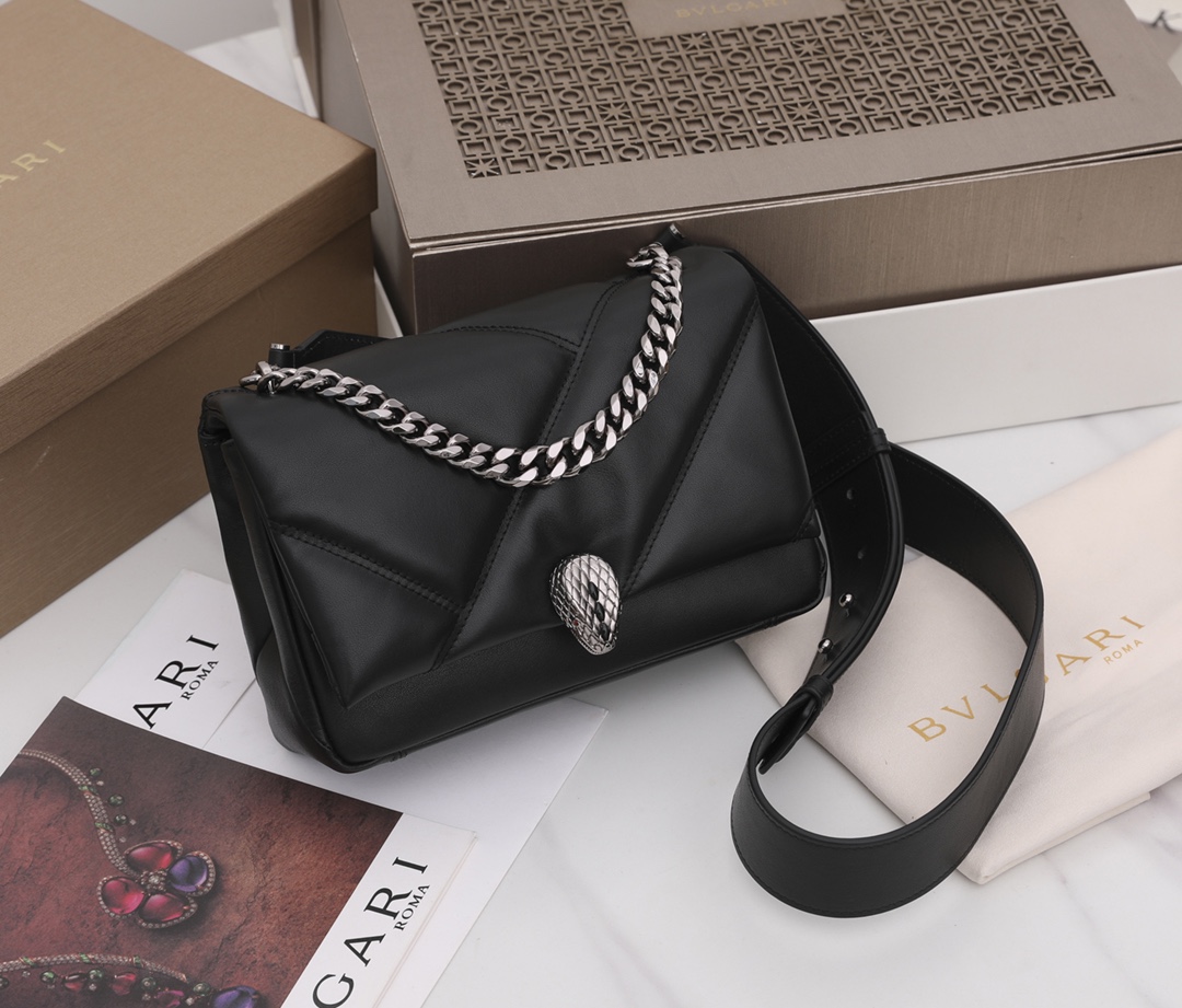 Bvlgari Serpenti Cabochon Bag-22.5 X 15 X 10 CM