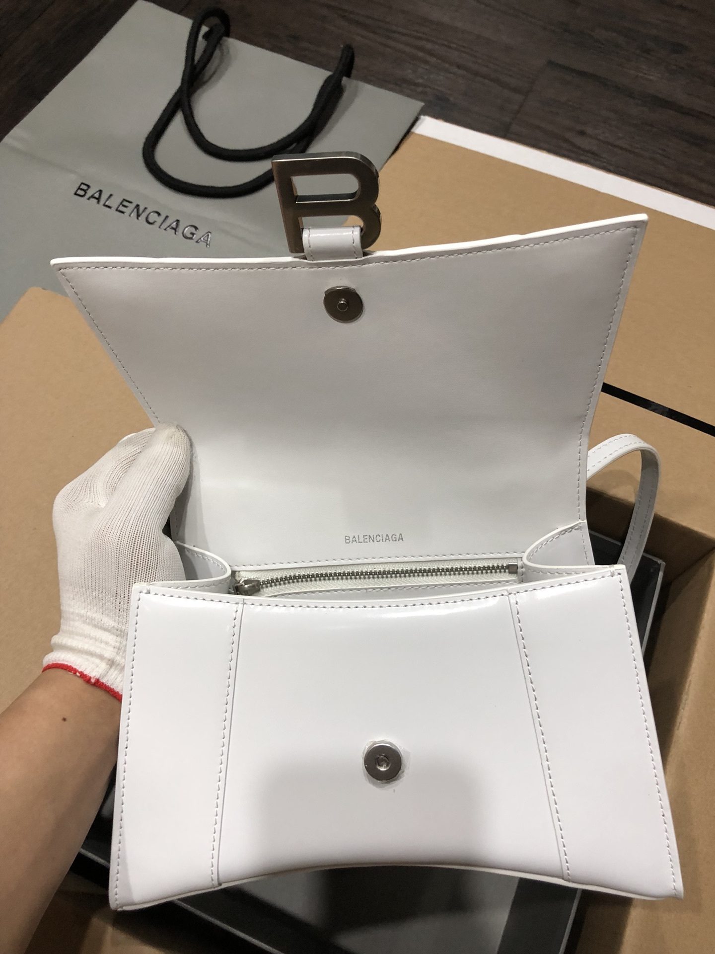 Balenciaga Hourglass Bag-23x10x24CM