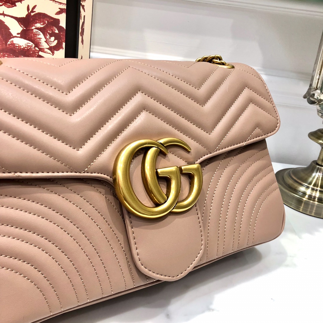 Gucci GG Marmont Chain Bag-31*19*7CM Gucci GG Marmont Chain Bag-31*19*7CM