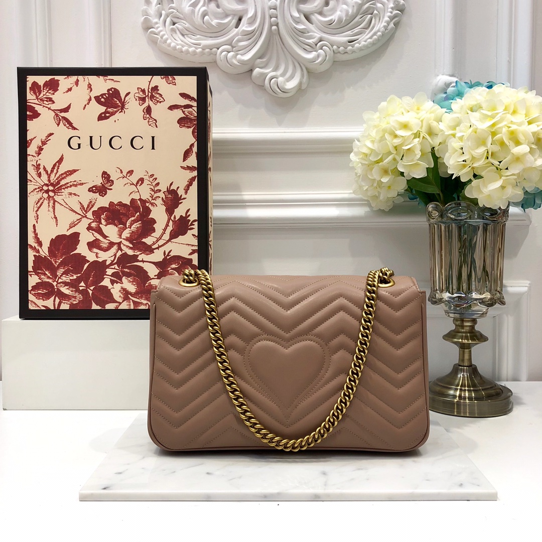 Gucci GG Marmont Chain Bag-31*19*7CM Gucci GG Marmont Chain Bag-31*19*7CM