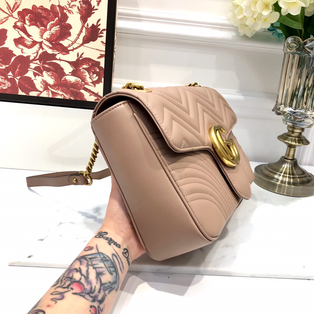 Gucci GG Marmont Chain Bag-31*19*7CM Gucci GG Marmont Chain Bag-31*19*7CM