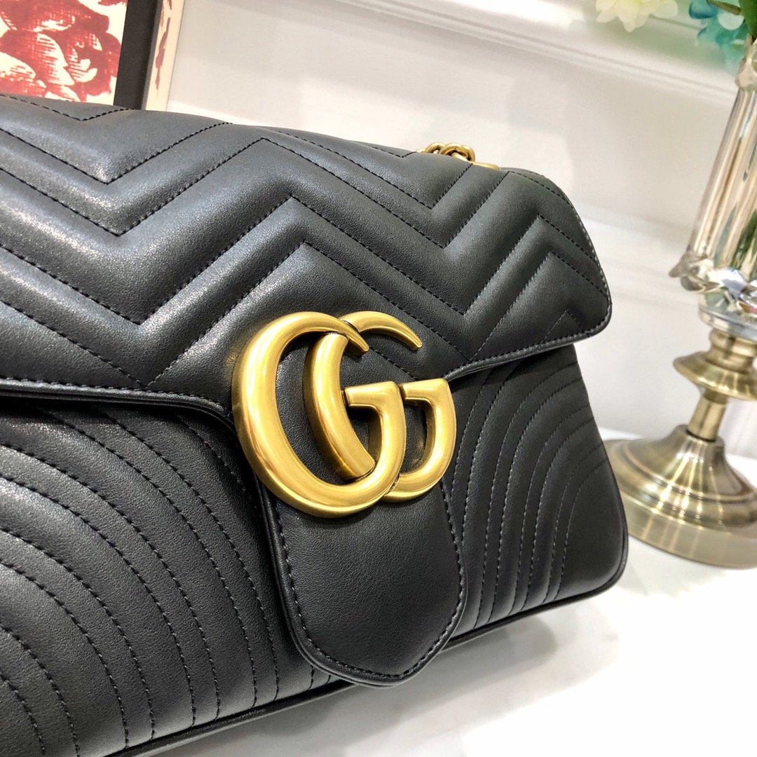 Gucci GG Marmont Chain Bag-31*19*7CM Gucci GG Marmont Chain Bag-31*19*7CM