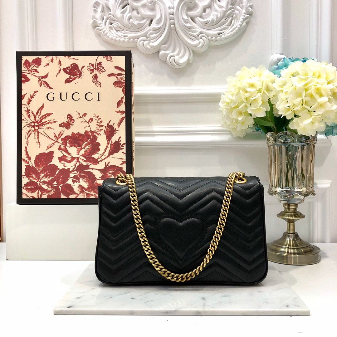 Gucci GG Marmont Chain Bag-31*19*7CM Gucci GG Marmont Chain Bag-31*19*7CM