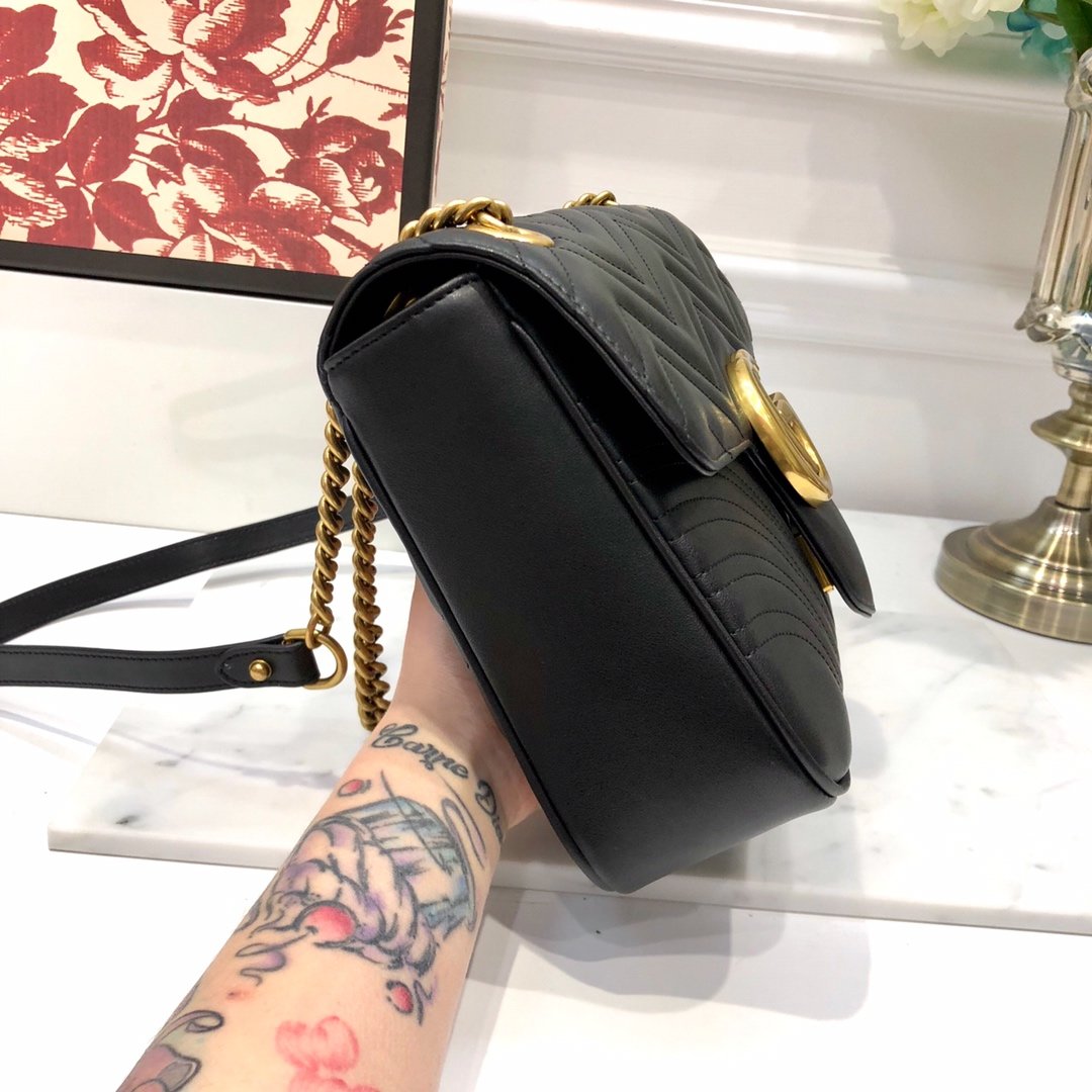 Gucci GG Marmont Chain Bag-31*19*7CM Gucci GG Marmont Chain Bag-31*19*7CM