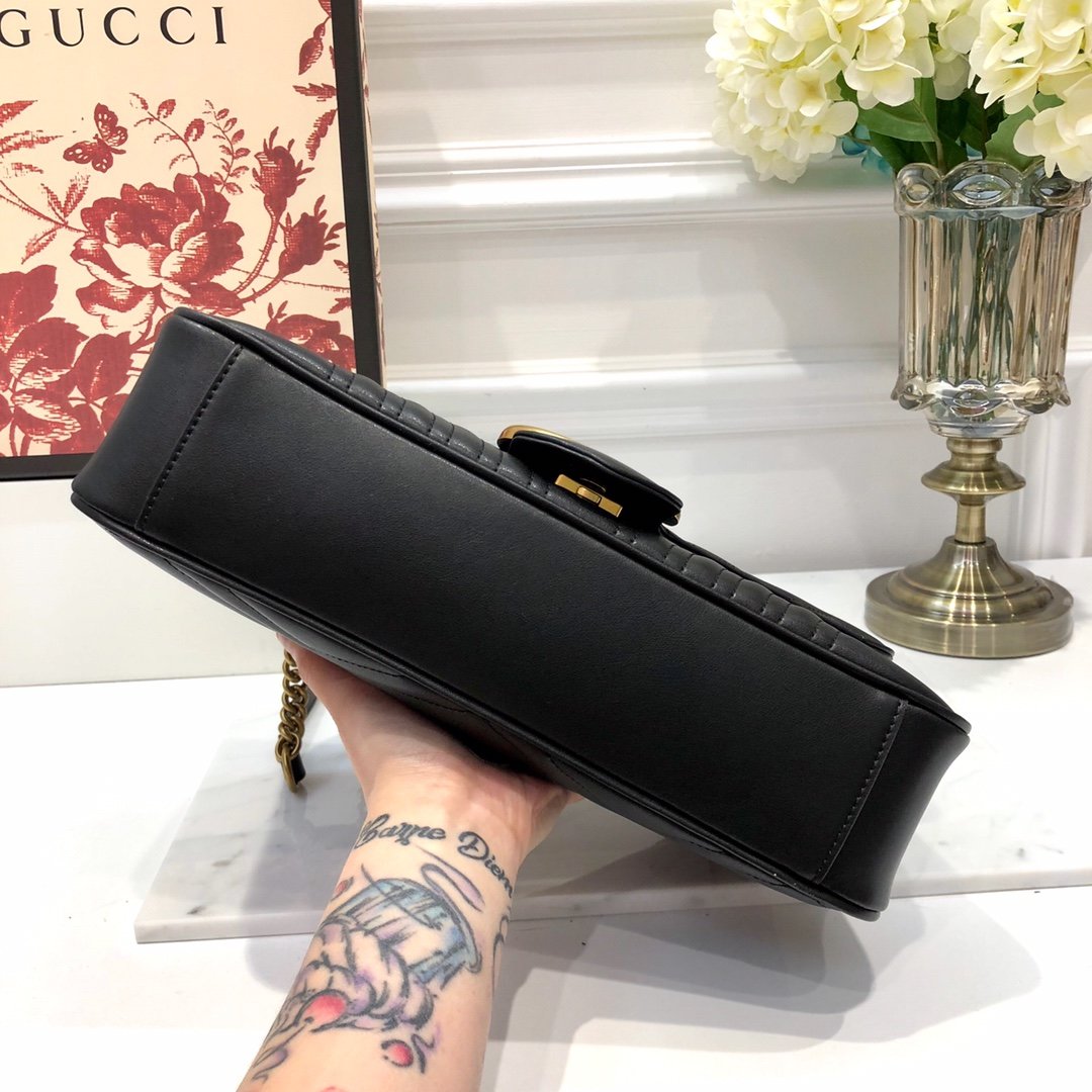 Gucci GG Marmont Chain Bag-31*19*7CM Gucci GG Marmont Chain Bag-31*19*7CM