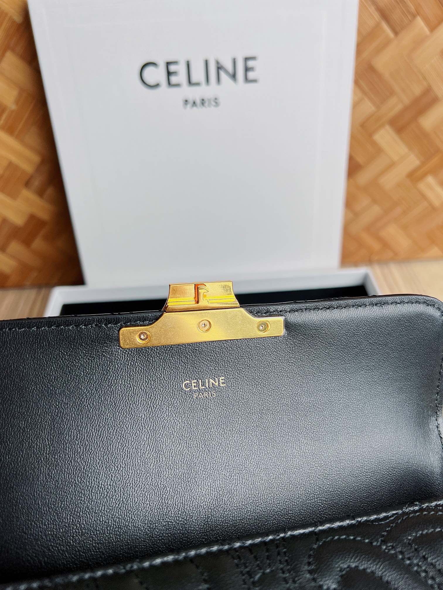 Celina Quilted LambTriomphe Bag-20 X 10 X 4CM