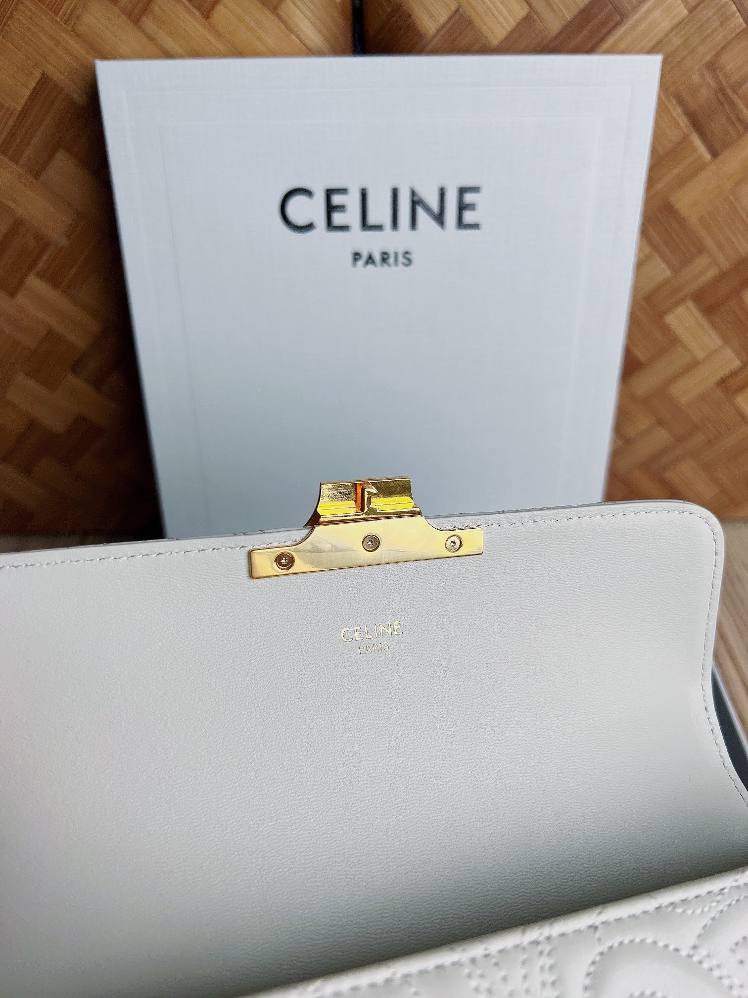 Celina Quilted LambTriomphe Bag-20 X 10 X 4CM