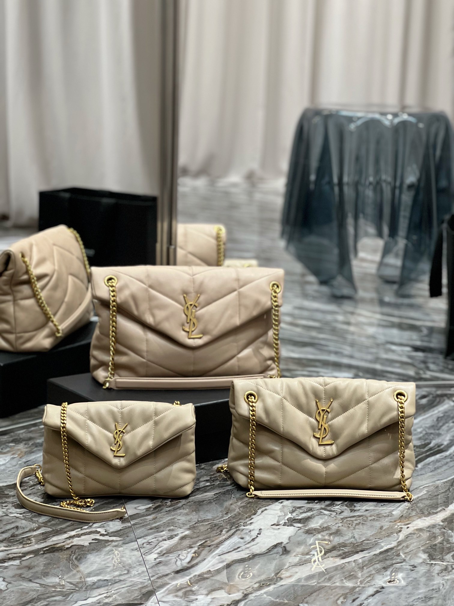 YSL Loulou Puffer-Lambskin Leather