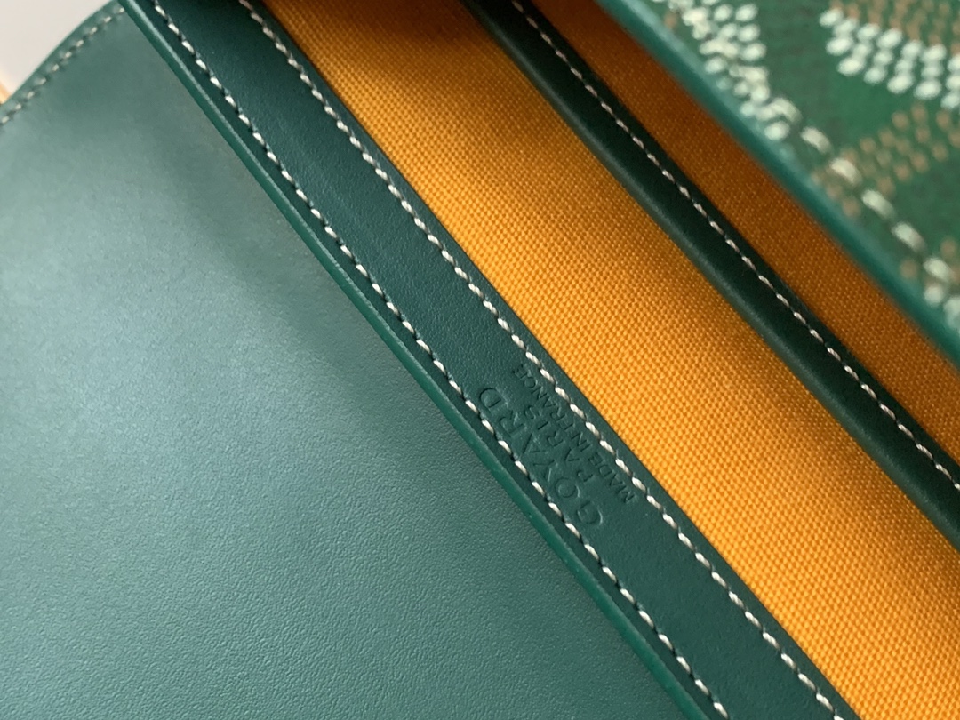 Goyard Coated Canvas and Leather Saigon Top Handle Bag-21CM