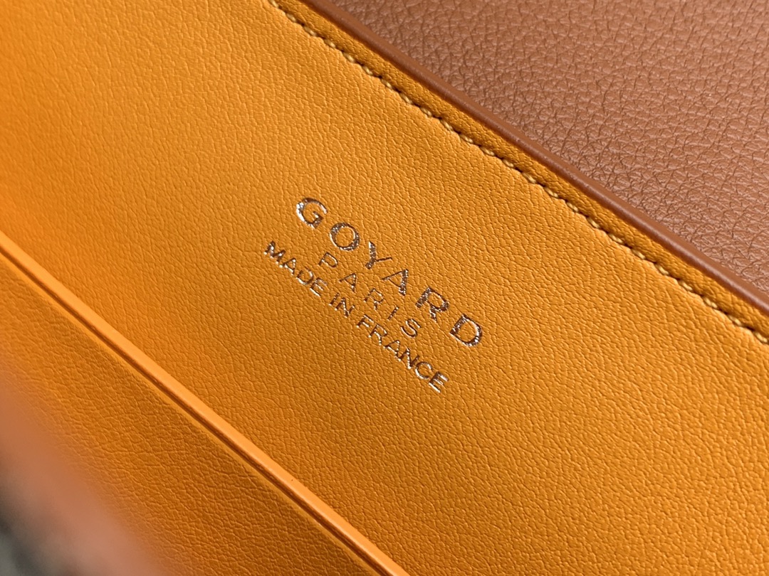 Goyard Coated Canvas and Leather Saigon Top Handle Bag-21CM