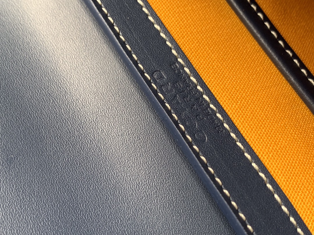 Goyard Coated Canvas and Leather Saigon Top Handle Bag-21CM