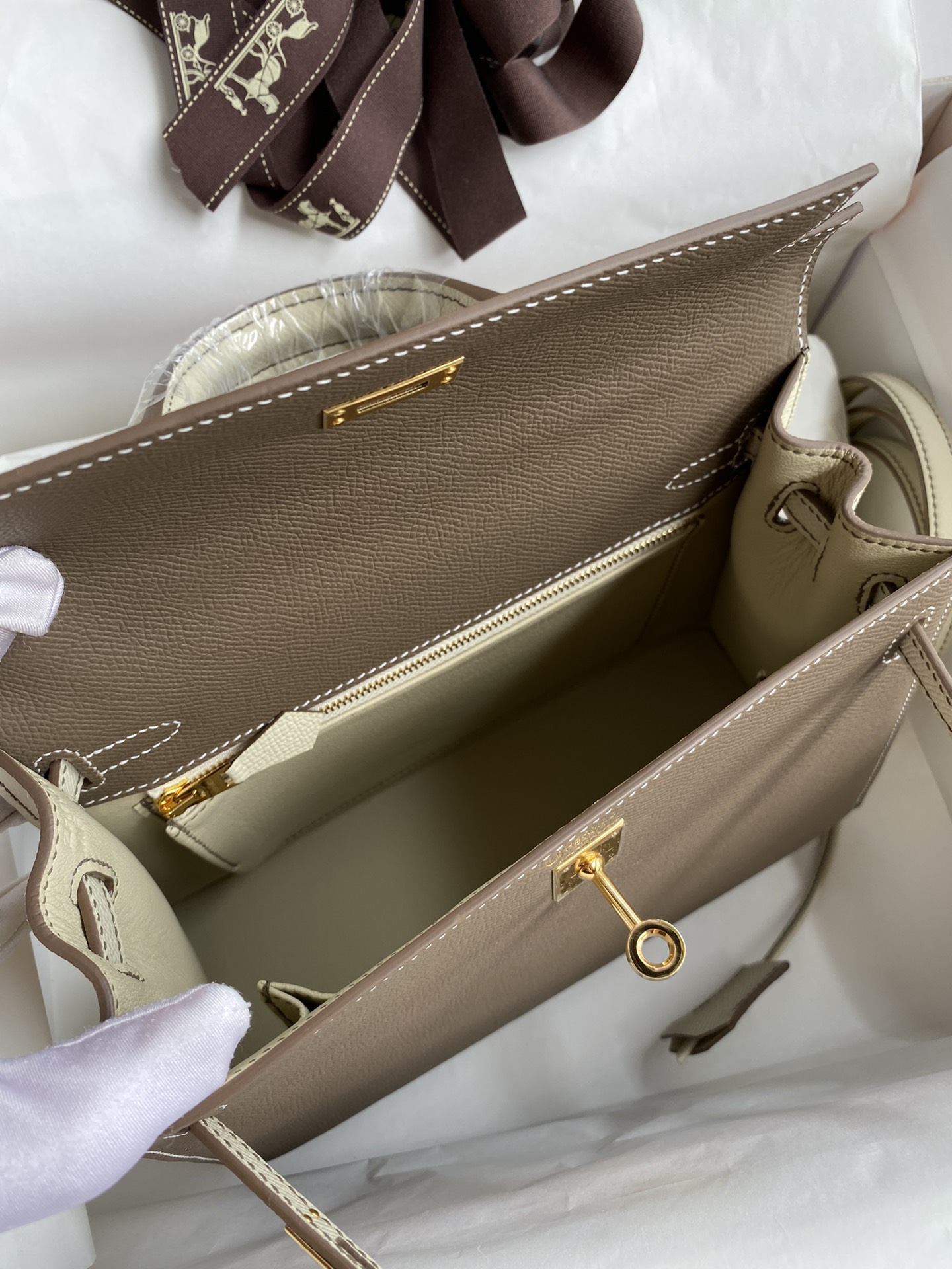Hermes Kelly-Epsom Leather-25CM