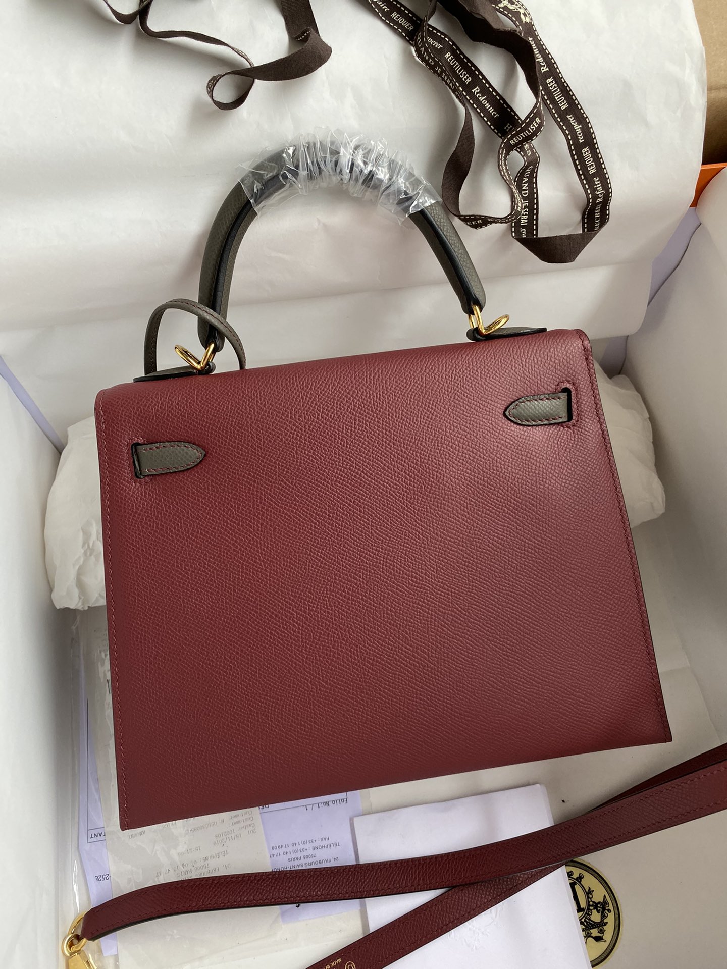 Hermes Kelly-Epsom Leather-25CM