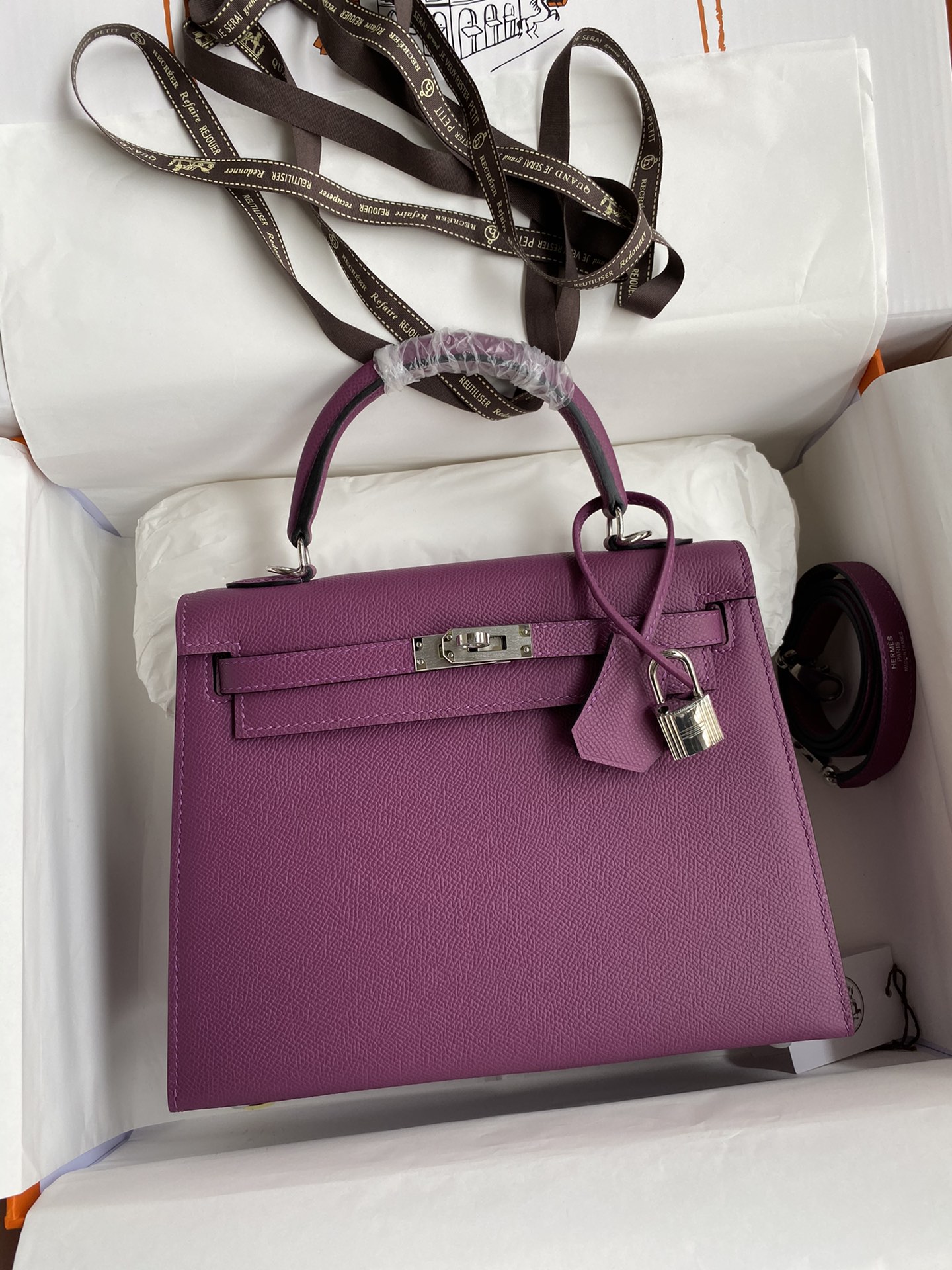 Hermes Kelly-Epsom Leather-25CM
