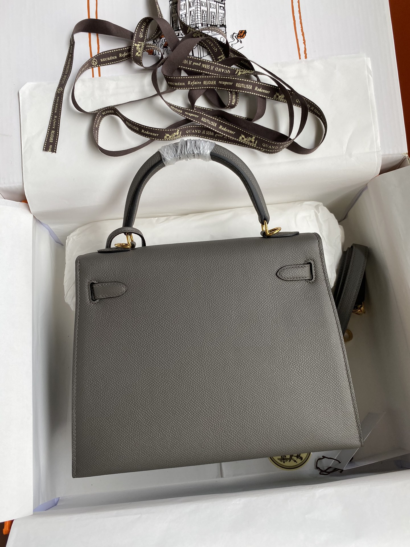 Hermes Kelly-Epsom Leather-25CM