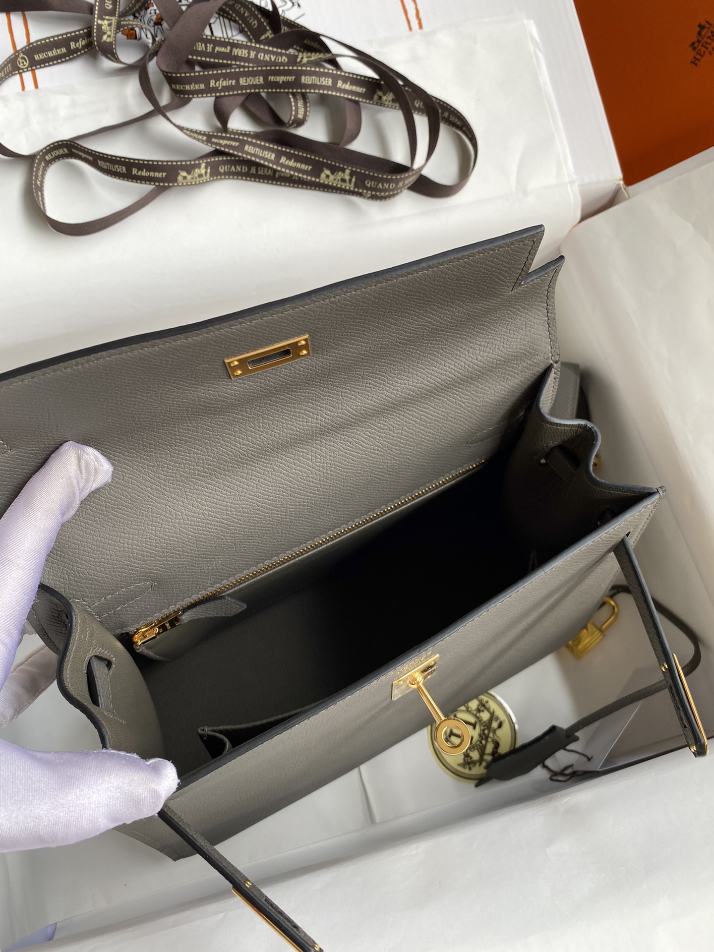 Hermes Kelly-Epsom Leather-25CM
