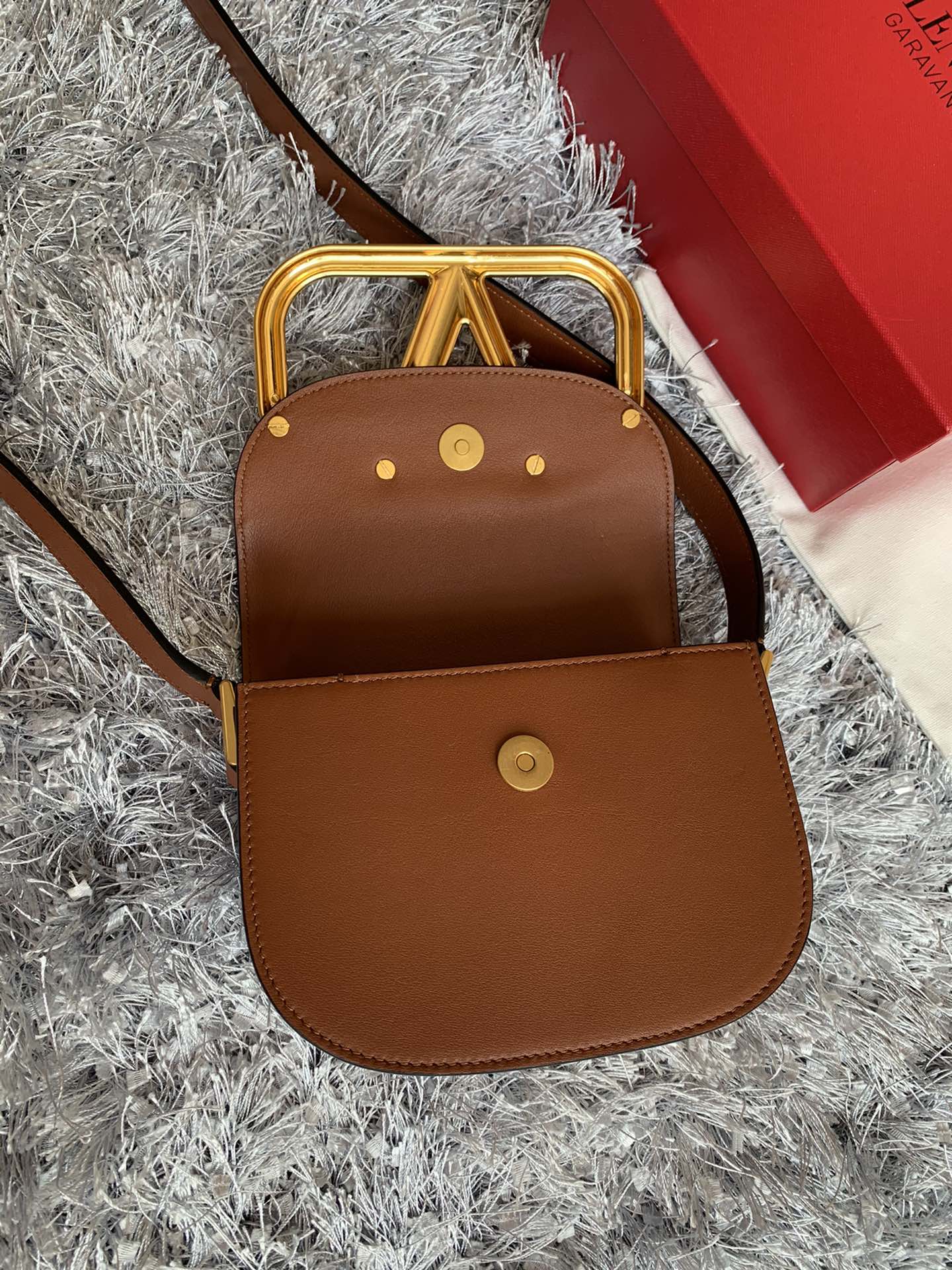 Valentino Garavani Supervee Handbags-18*8*15CM