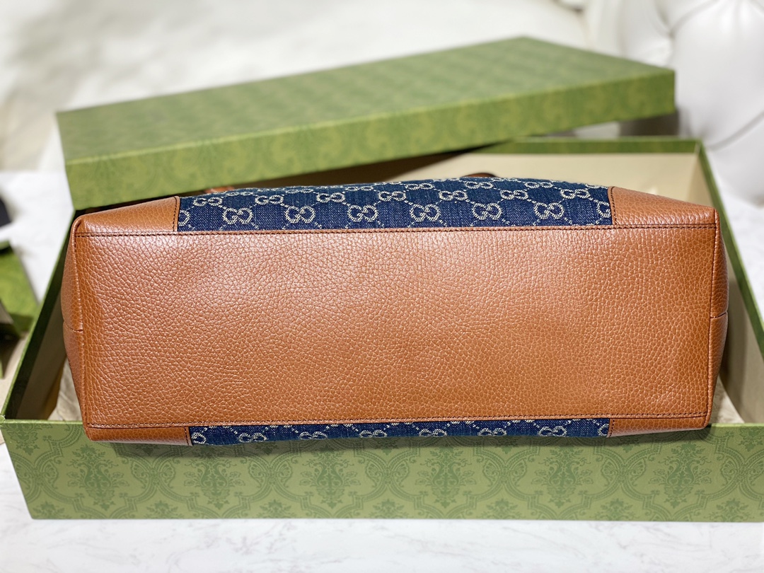 Gucci Demin Tote Handbags-38*28*14CM
