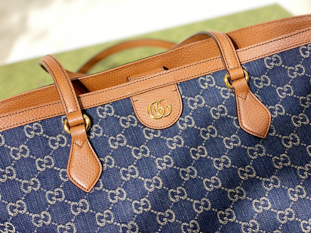 Gucci Demin Tote Handbags-38*28*14CM