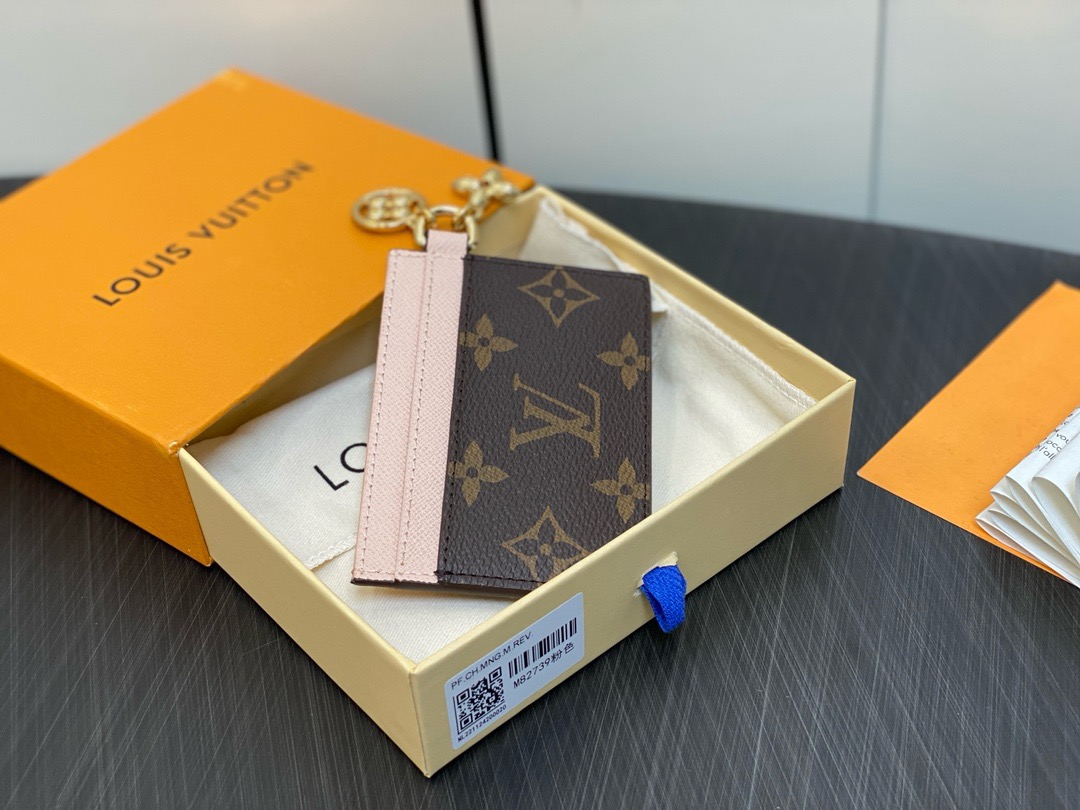Louis Vuitton Charms Wallet-10.2*7.3*0.3CM