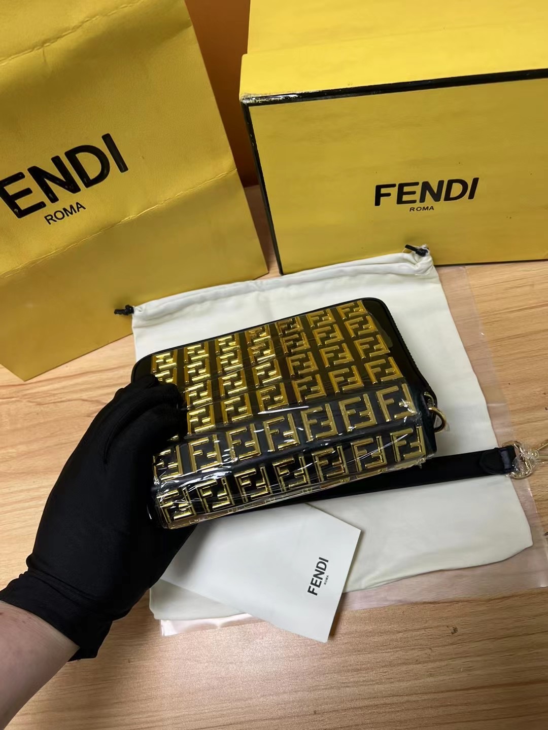 Fendi &Versace Chain Bag-20CM Fendi &Versace Chain Bag-20CM