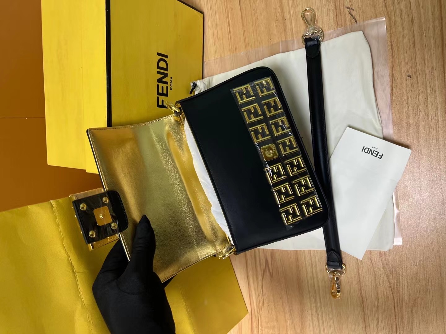 Fendi &Versace Chain Bag-20CM Fendi &Versace Chain Bag-20CM