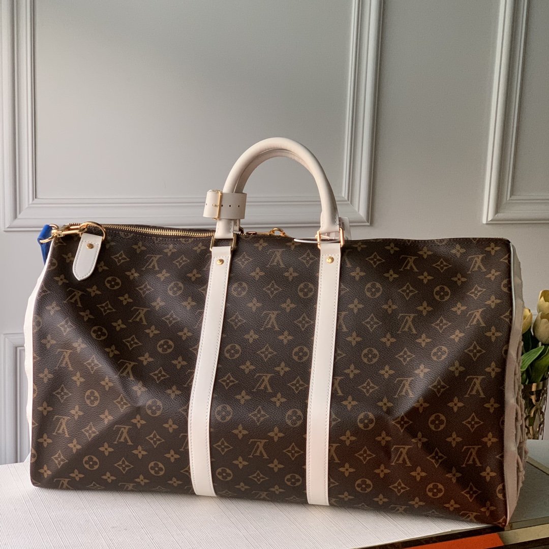 Louis Vuitton Basketball Keepall 55-M45587-55*27*20CM
