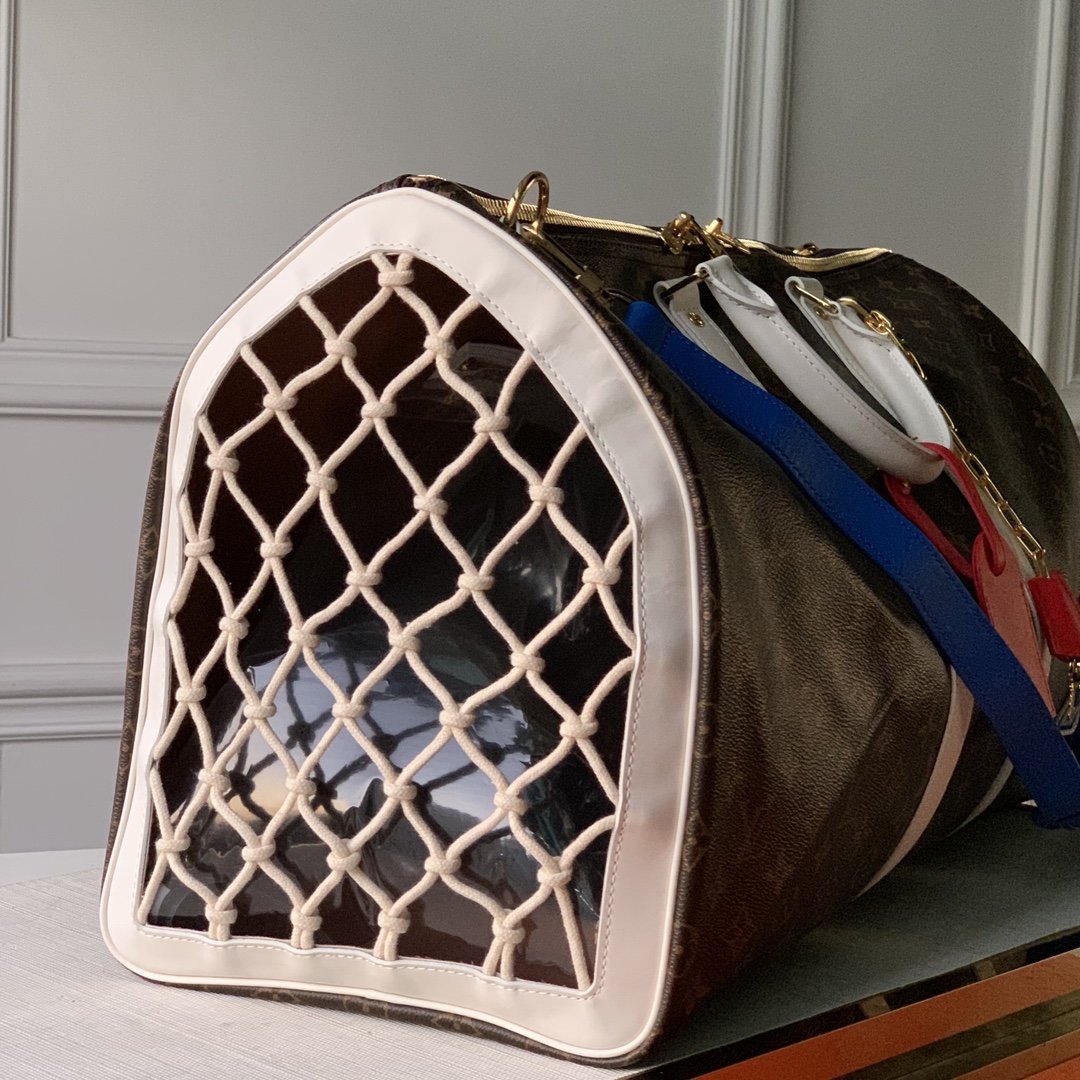 Louis Vuitton Basketball Keepall 55-M45587-55*27*20CM