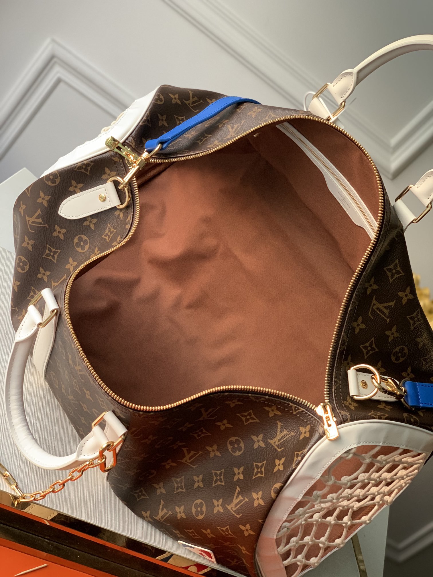 Louis Vuitton Basketball Keepall 55-M45587-55*27*20CM