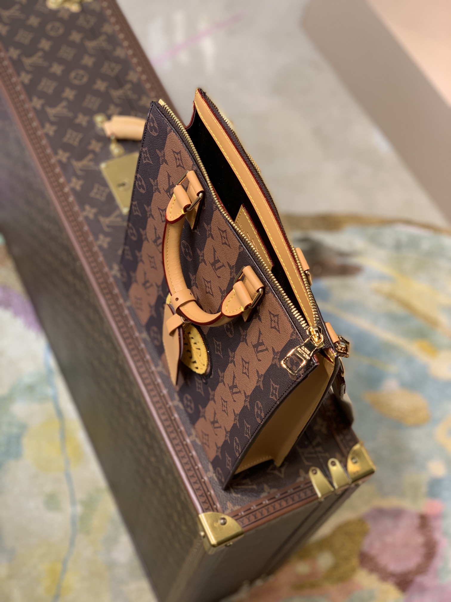 Louis Vuitton Sac Plat-26.0 x 28.5 x 6CM Louis Vuitton Sac Plat-26.0 x 28.5 x 6CM