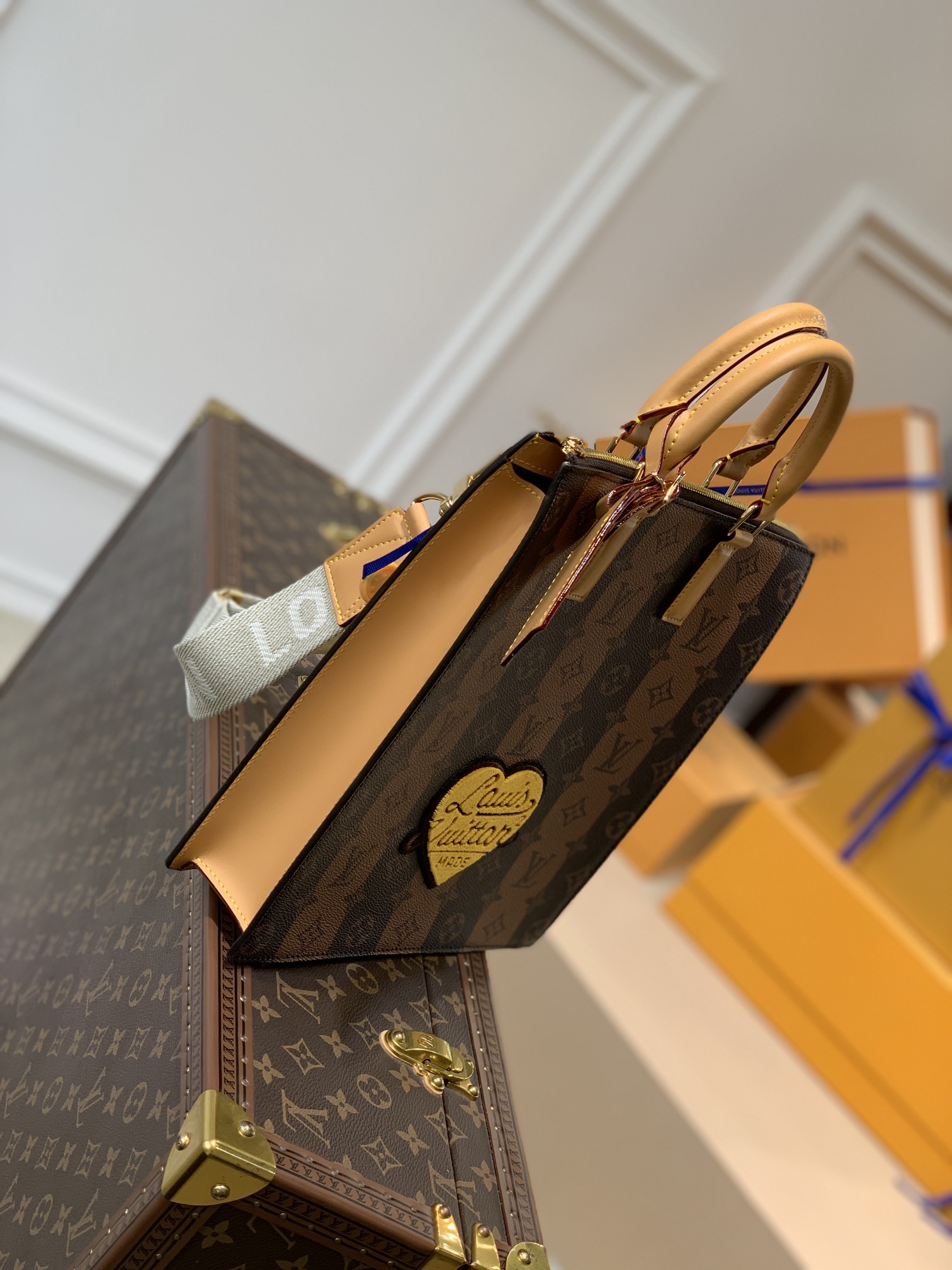 Louis Vuitton Sac Plat-26.0 x 28.5 x 6CM Louis Vuitton Sac Plat-26.0 x 28.5 x 6CM