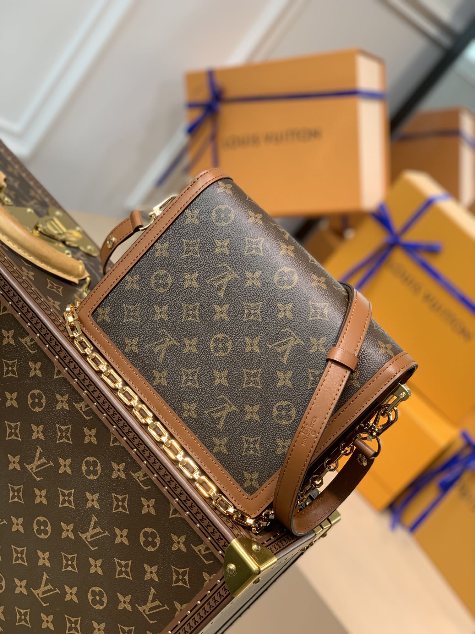 Louis Vuitton Dauphine-25*17*10.5CM Louis Vuitton Dauphine-25*17*10.5CM